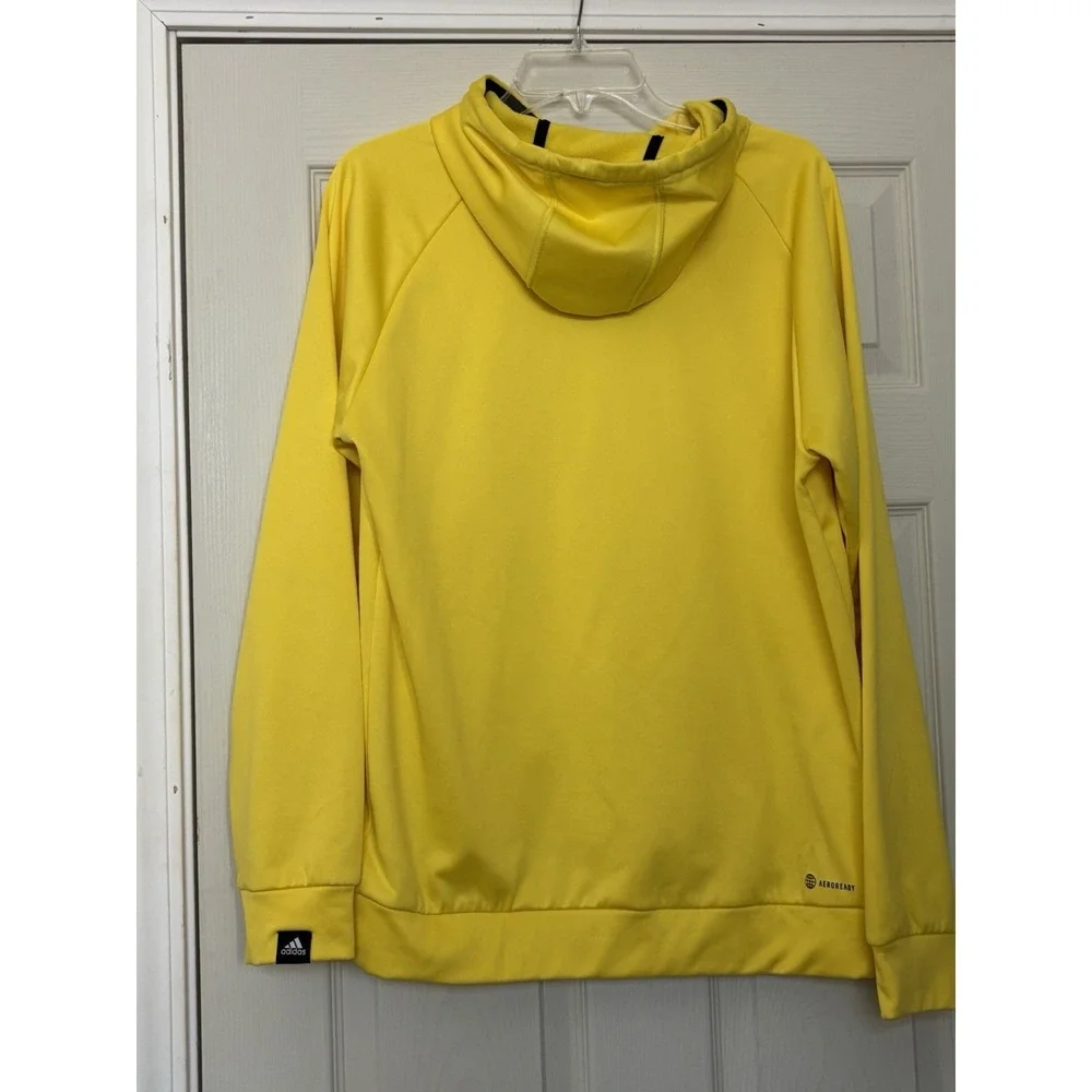 Adidas AEROREADY GAME AND GO BIG LOGO Bos HOODIE Training Sweatshirt Hk9826 $60